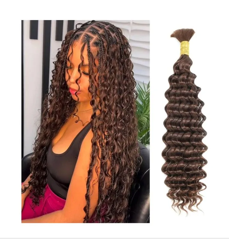 Medium boho full curly Braids (knotless and box braids) — salon work by Mariama